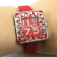 Envío gratis por mayor Nueva silicona reloj deportivo, reloj de cuarzo, reloj de pulsera, reloj dama (China (continental))