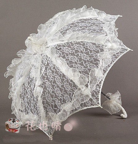2011NEW wedding supplies wedding the bride with a lace umbrella luxury 