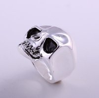 Envío gratis 925 anillos de plata cráneo, plata de ley 925 Rings.Wholesale joyería de moda (China (continental))