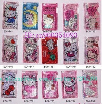 Itouchcase on Rhinestone Case For Ipod Touch 4 4g Back Skin Cover For Ipod Touch 4
