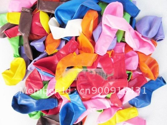 10 Round Latex Balloon Party Mixed Colors 22 g piece 300pcs lot