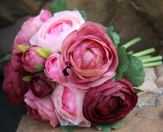 10 Tea Rose Wedding Bouquet know what big bouquet white pink 