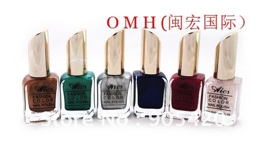 OMH wholesale! OMH Nail polish-10/70pcs/lot New 14ML Fashion Nail Art Soak