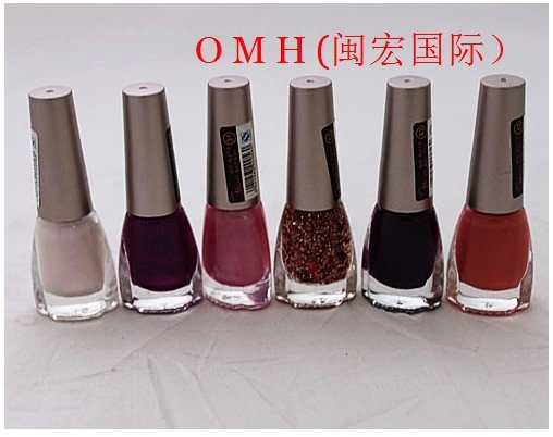OMH wholesale! OMH Nail polish-10/70pcs/lot New 6ML Fashion Nail Art Soak