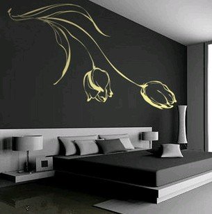 wall decals for living room on Lily Living Room Bedroom Wall Decals Wall Sticker Glass Sticker Wall