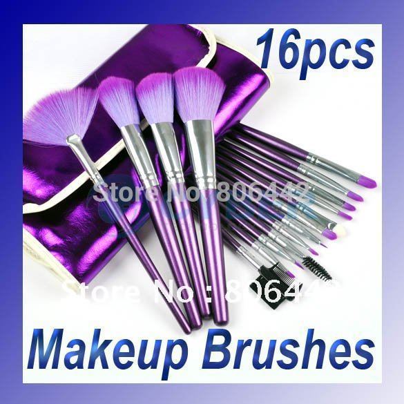 Purple Makeup Brushes