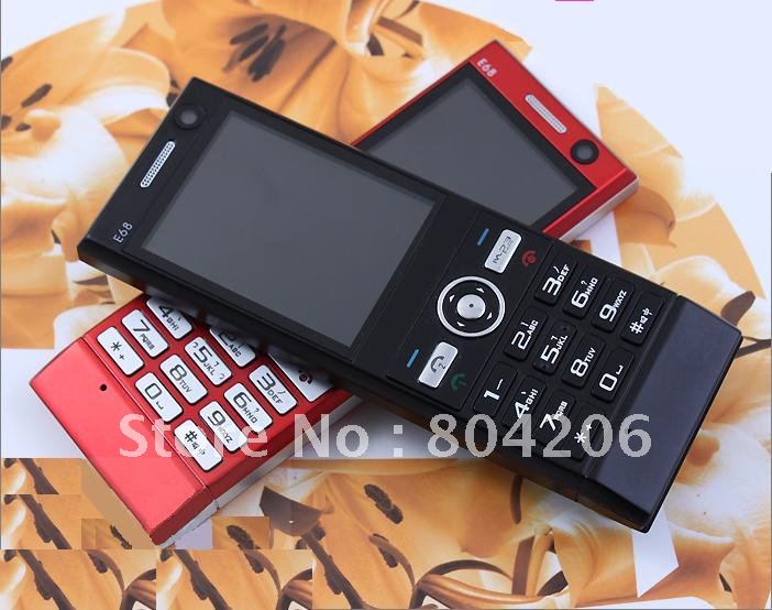  E68  42 2011 practical cheapest Unlocked qual band mobile phone Dual SIM Bluetooth FM