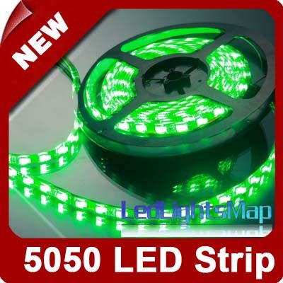 Green  Strip Lights on 5m 500cm 5050 Smd 300 Led Strip Light Green Waterproof  Ledlightsmap