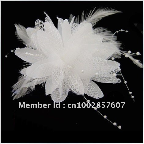 Sweet Lovely white optional nine colors 13 cm Hair Accessories Wedding