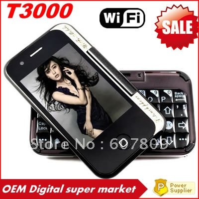 Free  Screen on Hot Sale 3 2   Big Touch Screen Qwerty Keyboard Dual Sim Wifi Tv Phone