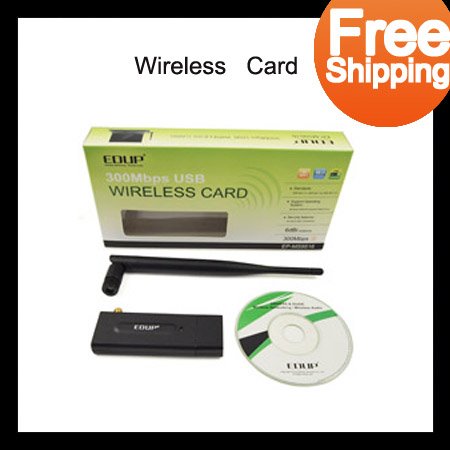 Gigabit Wireless Card on Usb 300m High Definition Wireless Card Adapter 6dbi Antenna External