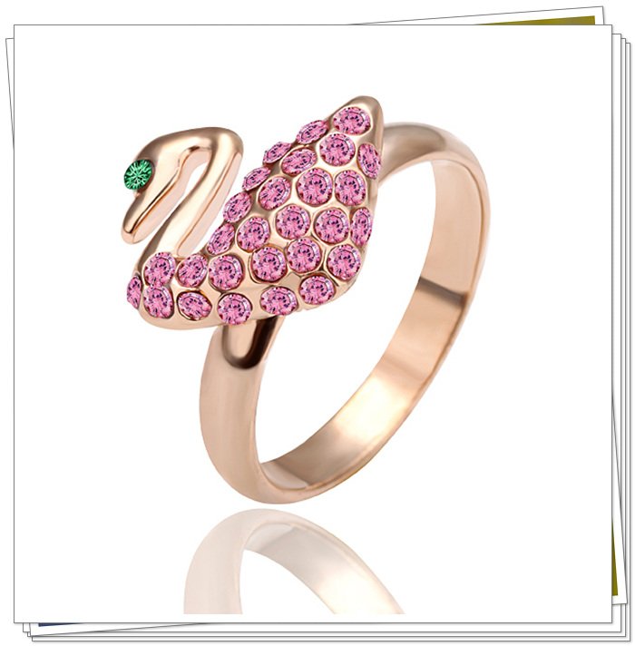  fashion unique designs 18K rose gold Ring 18k diamond engagement Ring 