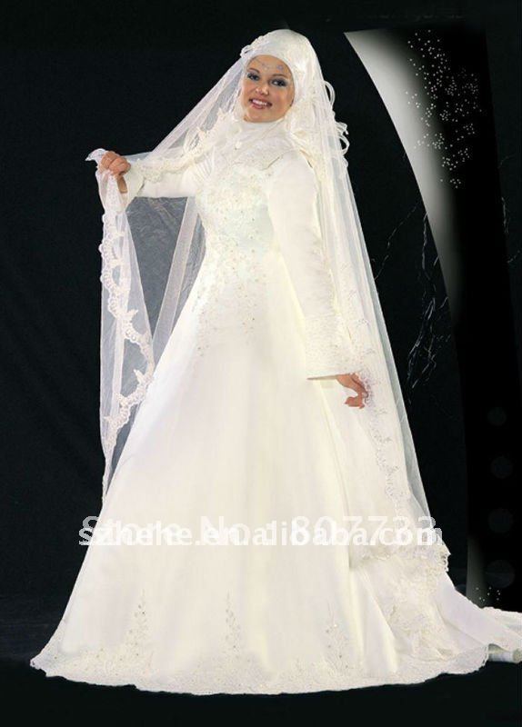 New design muslim wedding dress 2011 US 14599 US 18699 piece
