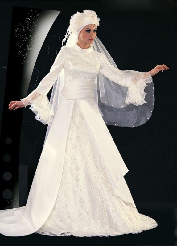 Islamic women wedding dresses US 15099 US 19299 piece