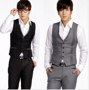 Grey Waistcoat Casual