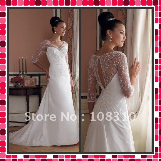 long sleeve wedding dresses