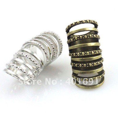 Knuckle Rings on Free Shipping New Silver Bronze Cage Hinged Armor Knuckle Ring Sz 6 7