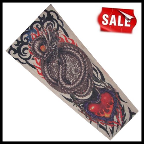 Clearance sale fake temporary Tattoo Sleeves with fashionable Tattoo 