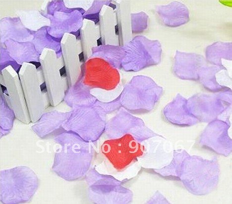 Lovely 5000 pcs Lavender Silk Rose Petals Wedding Petals for decorations