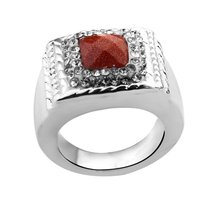 Envío Gratis, anillo de piedras preciosas en caliente Venta, 925 Anillo de plata esterlina, el tamaño delicado 8, anillos de plata al por mayor.  BSR024 (China (continental))