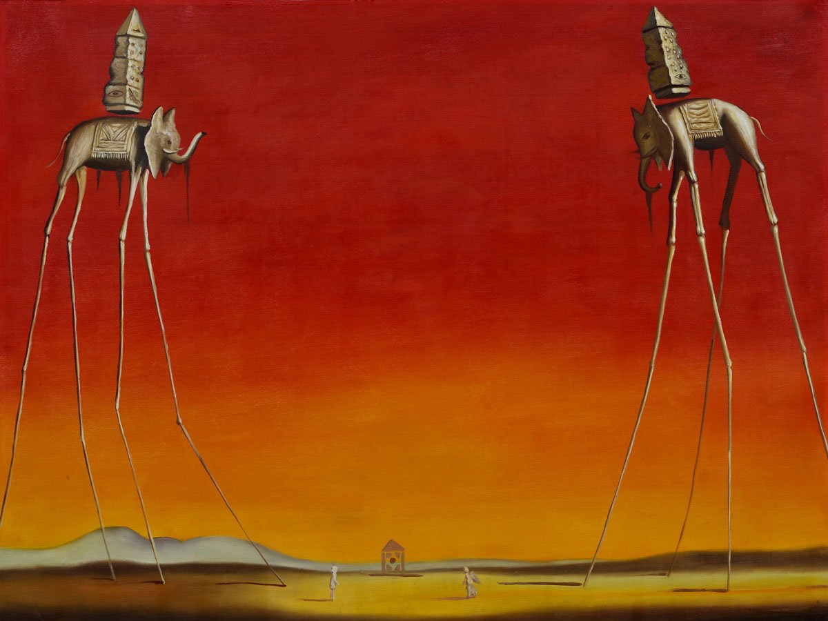 Salvador Dali The Elephants