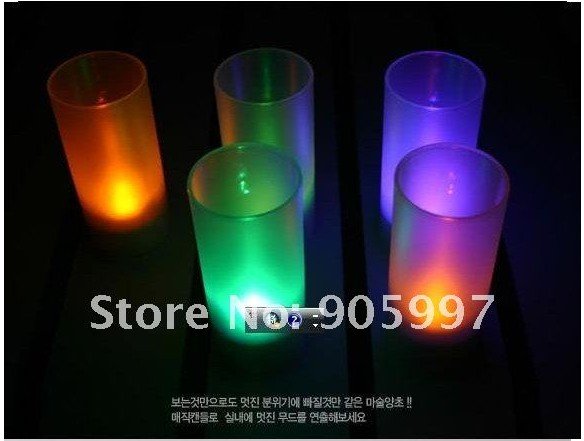 LED candle light 7 colors changing candle wedding or party New Arrival