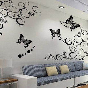 Removable Wallpaper on Set Waterproof Fashion Pretty Wall Stickers Wall Decals  Wallpaper