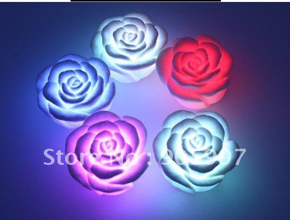  Lightchanging color rose with led light for Wedding Party Decorations