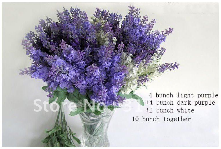  Lavender flower bouquetwedding decorative flower hand made flower