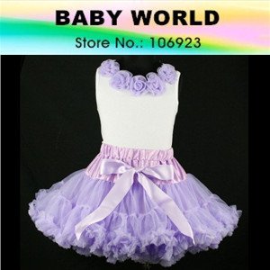 Purple Dress on Wholesale Toddler Purple Petti Dresses  Girls Skirt And Rosette Flower