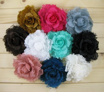 Wedding Party Pins on Flowers With Without Hair Clip Flower Accessory Bridal Wedding Party