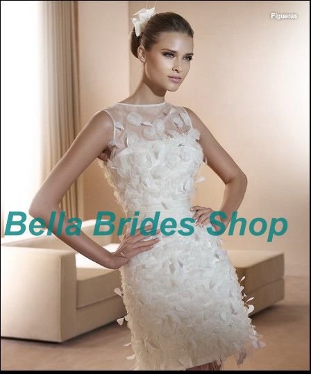Wholesale 2011 Latest Style Short Feather Wedding Dresses suriyawedding