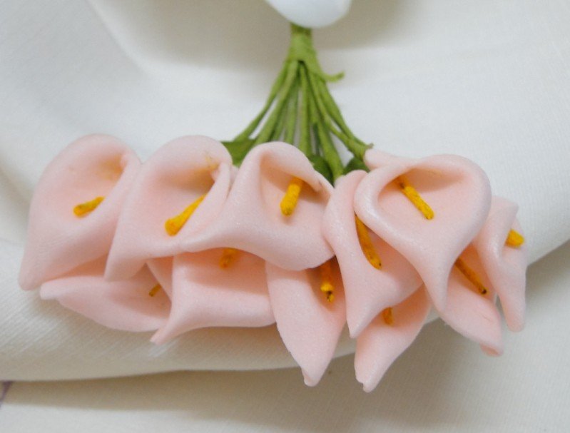 DIY wedding invitation w calla lilies
