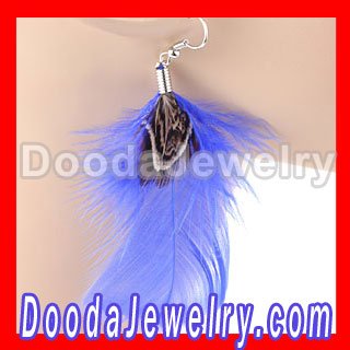 Grizzly Feather Earrings