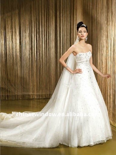 strapless wedding gowns with pockets