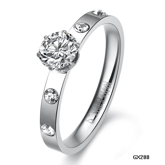 Diamond rings for Lady Wedding Engagement Ring Rhinestone Finger Ring 