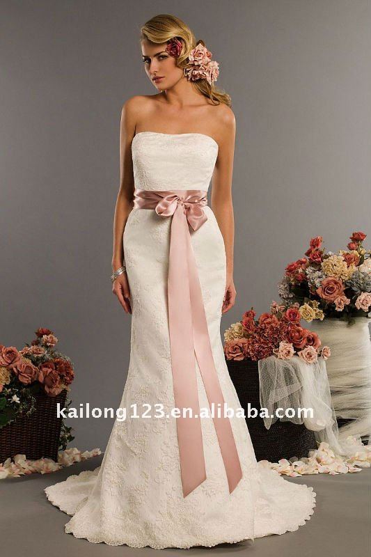 Modest Strapless fit and flare