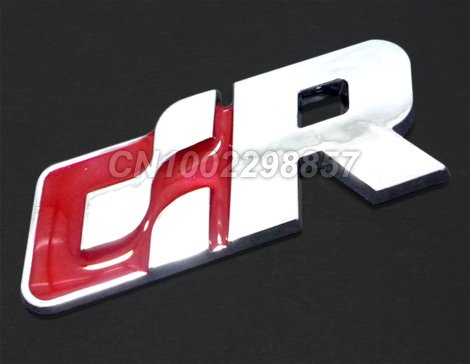 VW Racing R Line Emblem Badge Decal Sticker FOR Jetta Golf GTI Passat Rabbit