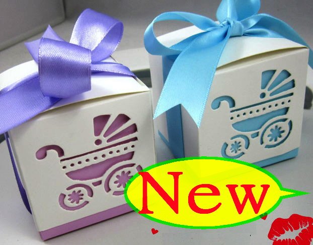 Mixed color order Wedding favor boxes Wedding gift candy boxes pink and 