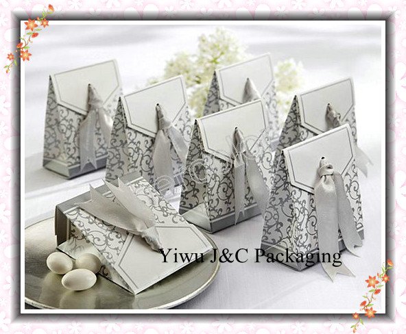 WhiteSilver Wedding Candy Box JCO306 US 629 US 773 lot