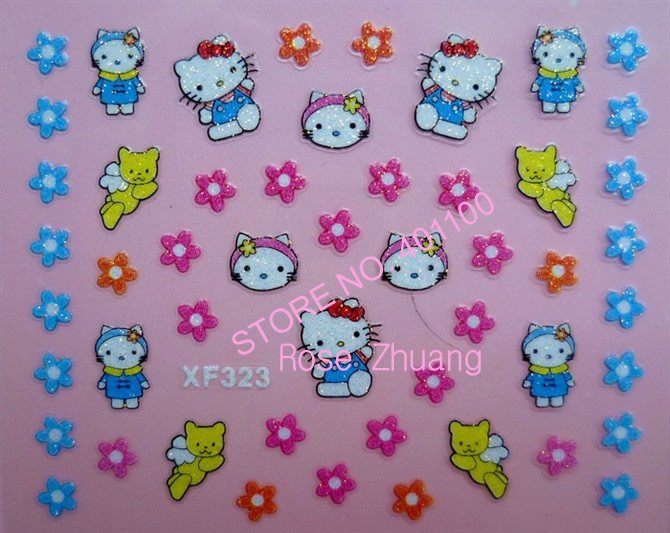 Nail Art Stickers Ideas Sticker Nail Art Designs Winstonia 12