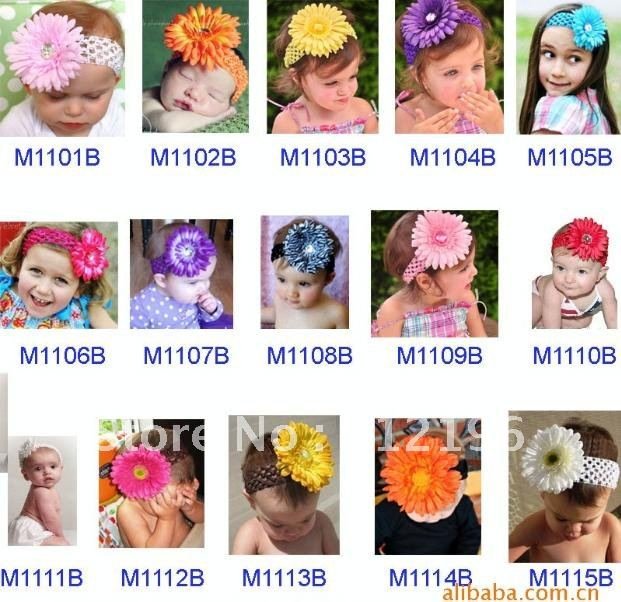 Hair Bows - Baby Hats, Baby Headbands, Crochet Headbands | The