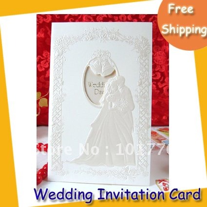 Wholesale western wedding invitation card wedding card 200pcs lot free