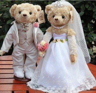 teddy-bear-Marriage-gauze-bear-plush-bear-stuffed-plush-bear-couple-bear-freeshipping.jpg