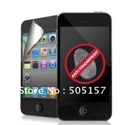 Touch Screen Protector Film on Anti Glare Screen Protector For Iphone 4 4s  Pet Material Lcd Screen