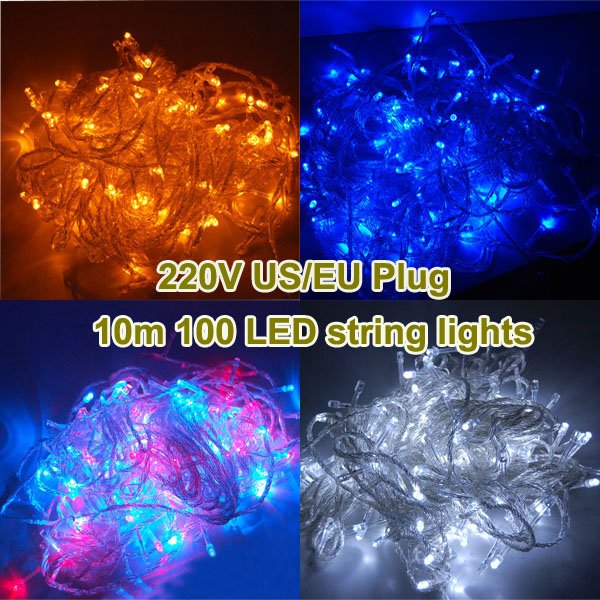 10M 100 LED Holiday String Lights for Christmas Wedding Party led decoration