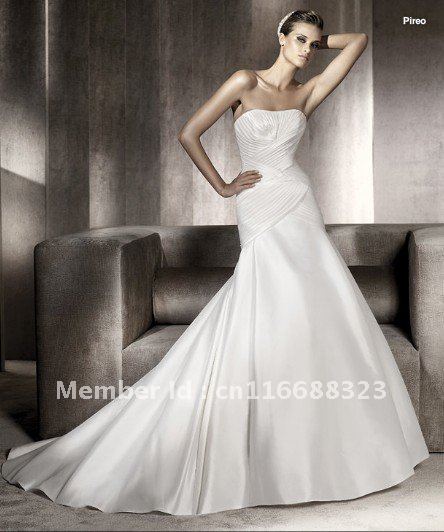 Satin Bridal Gowns Wedding