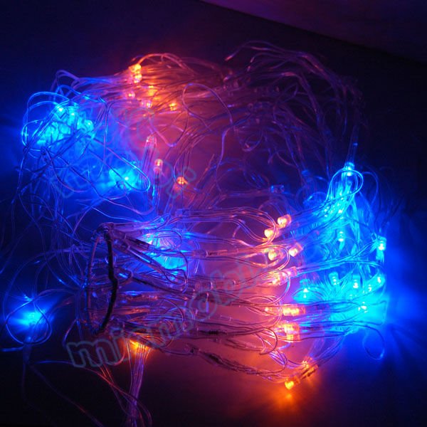 NEW EU plug spider RGB NET lights for Party wedding gardenChristmas 120 LED