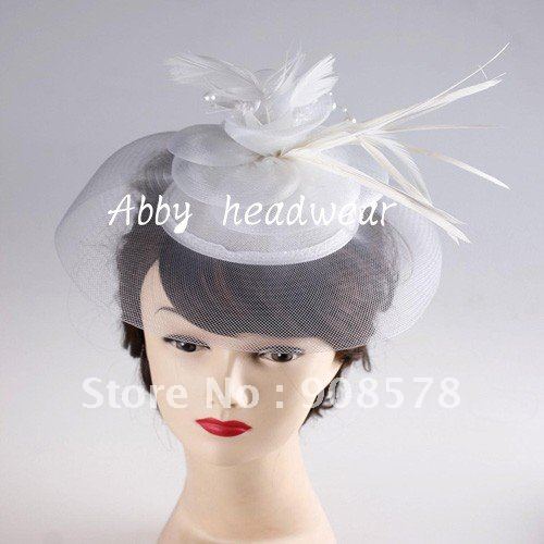 Free Shipping Masquerade party Royal hats Bridal net veil silk Wedding 