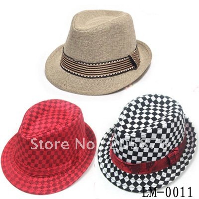 Baby Sunhat on Canvas Jazz Cap Baby Spring Fedora Hat Baby Sunhat Child Top Hat Baby